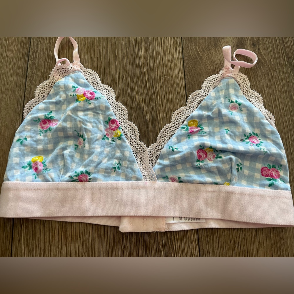 NWT stripe & stare bralette